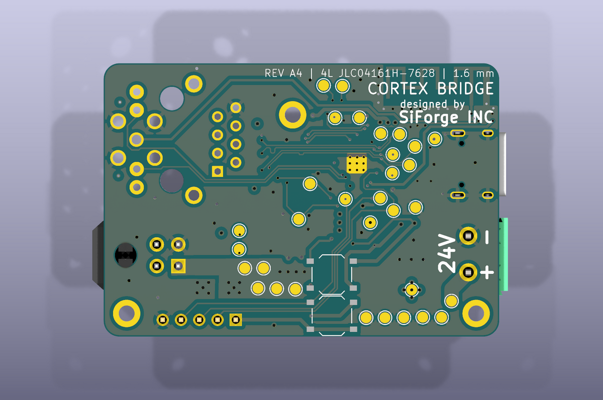 Cortex Bridge Rev A4, underside